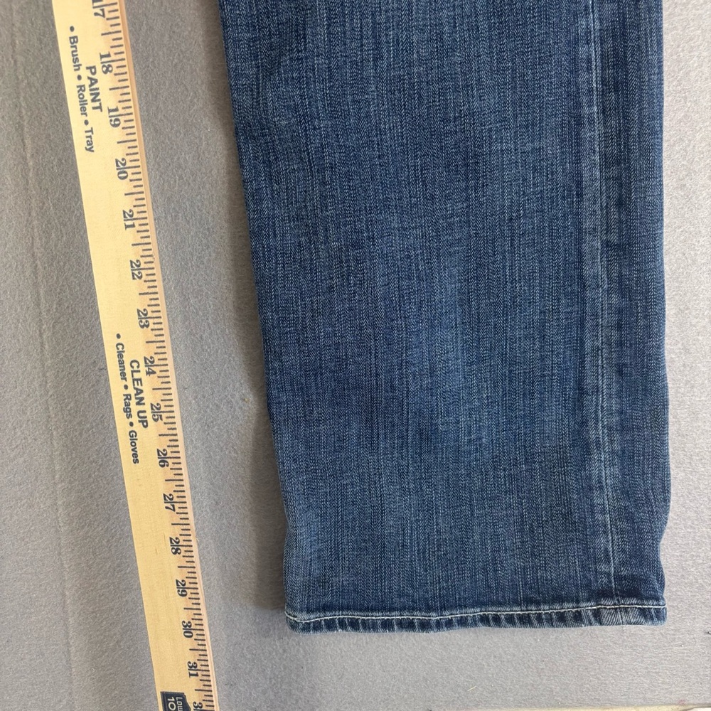 Big Star Pioneer Regular Boot Cut Jeans Men’s 34R Blue Distressed Buckle - Picture 6 of 10